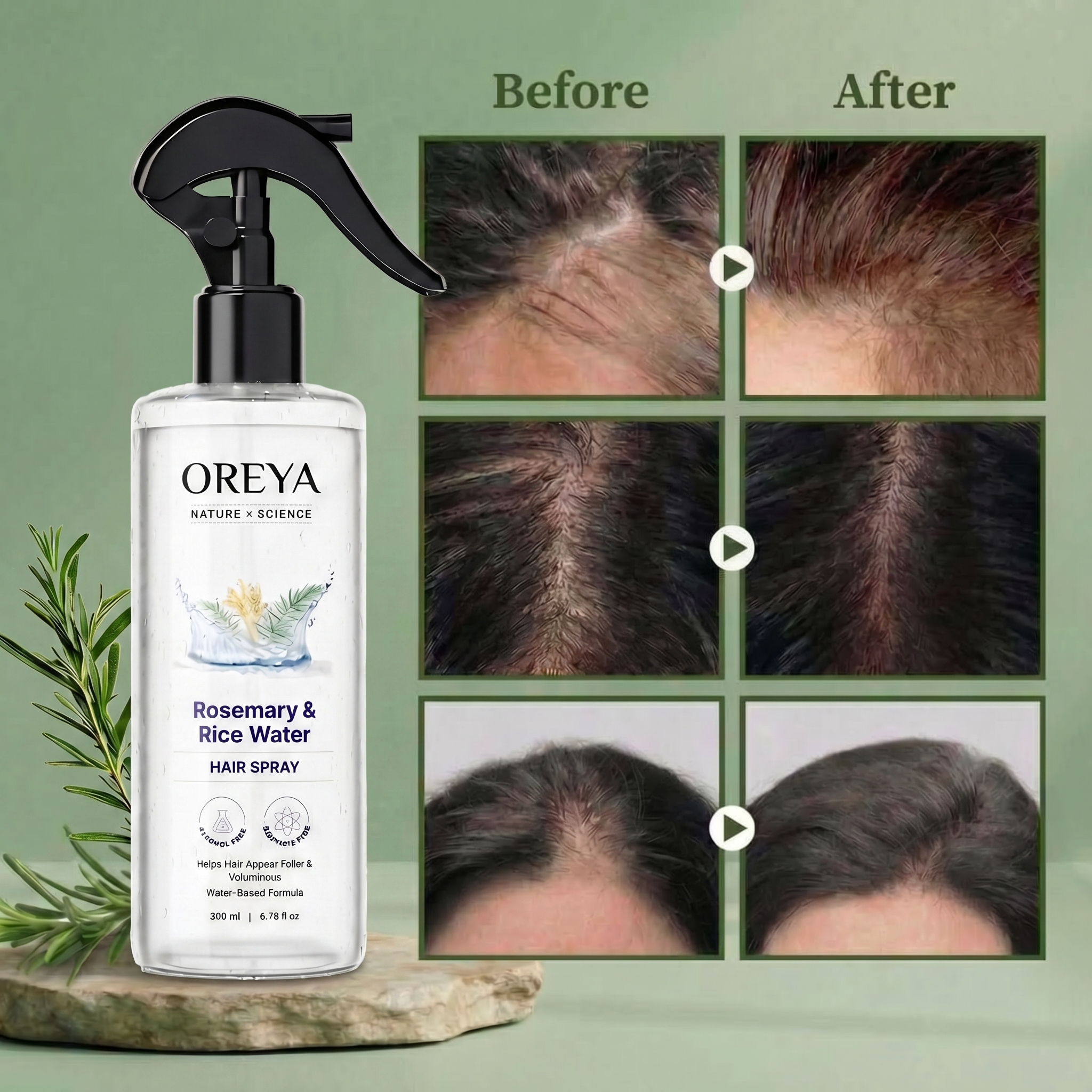 Oreya™ Rosemary & Rice Water