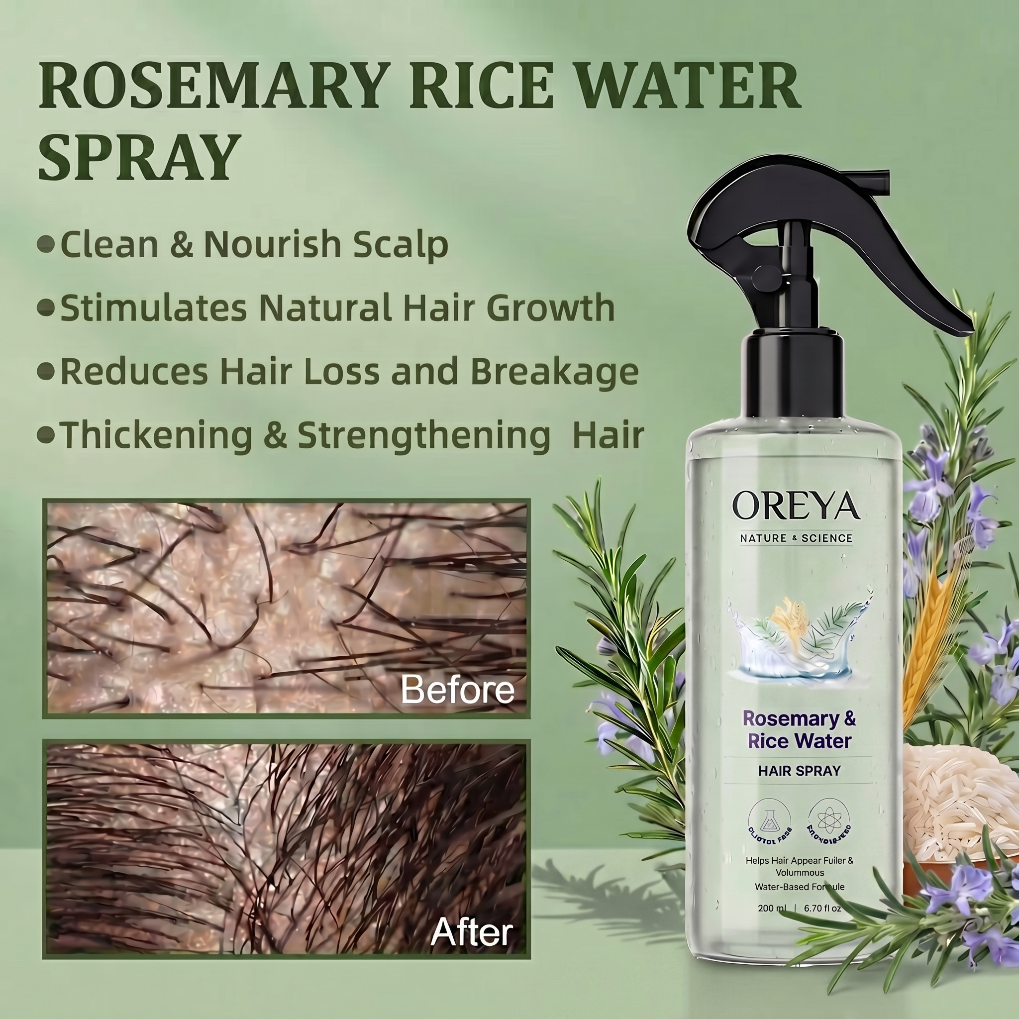 Oreya™ Rosemary & Rice Water